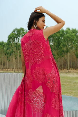 Fuchsia Delilah Jacket set