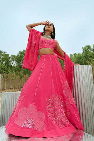 Fuchsia Ã‰lise Lehenga set