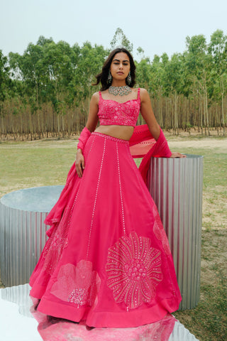 Fuchsia Ã‰lise Lehenga set