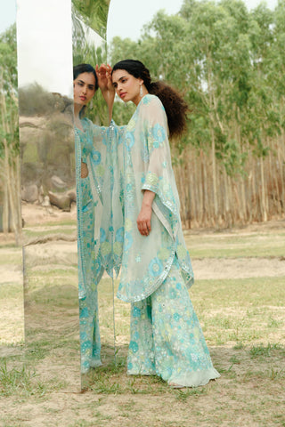 Mint Ilana Cape set with Renne pants