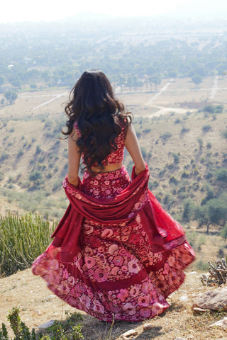 Aster Lehenga