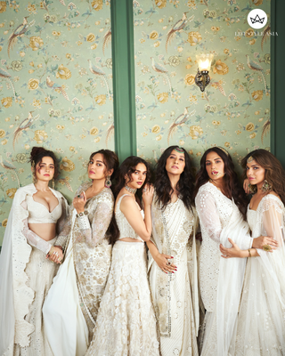 Daphne Lehenga with Floral Corset Blouse