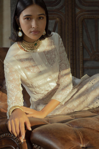 Magnolia shirt and skirt set