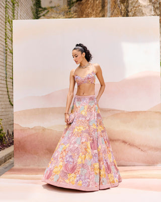 Freesia Lehenga set