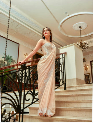 Manushi Chillar in Evaya Saree Set